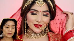 red bridal makeup how to do bridal