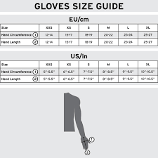Gloves Size Chart Shred