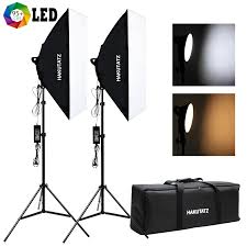 Professional Photography Lighting Kit Dimmable Continuous Led Softbox Studio Lights With Stands Portable Softbox Light Diffuser Photo Studio Accessories Aliexpress