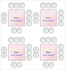 Seating Chart Template 15 Word