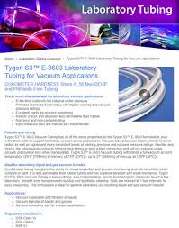 Tygon Tubing Acf00022 E 3603 5 16id X 7 16od Laboratory Vacuum Rated 50ft Rolls Ebay