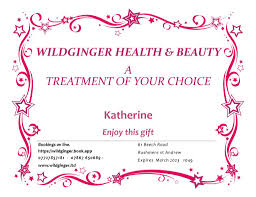 gift cards wildginger health and beauty