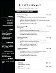 Free Downloadable Resume Templates For Word Best Of Ms Word Resume