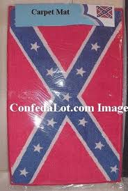 confederate flag carpet car door floor