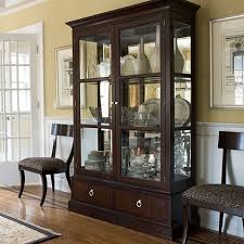 Emerging from traditional methods of cabinetry into mass production, the contemporary curio cabinet is designed to display those items of interest or of value to an individual. China Cabinets Hutches Dining Room Cabinets Ethan Allen