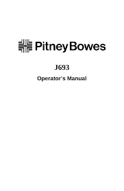 Pitney Bowes J693 Users Manual Manualzz Com