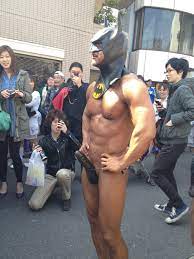 Nude male cosplay