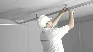 how to install a gypsum ceiling board