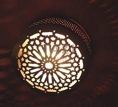 Ceiling Light Middle Eastern Star