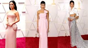 pink tops the oscars 2022 red carpet list