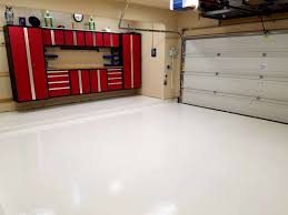 white garage floor coating polyurea