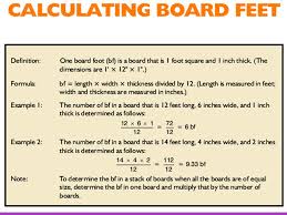 To calculate the number of board feet, use the following formula: Measuring Timber Stands Ppt Download