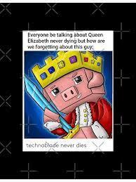 Technoblade Never Dies Meme gambar png