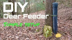 diy home made deer feeder simple easy