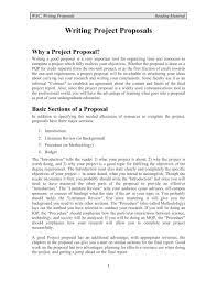 writing research project proposals pdf