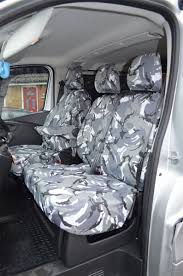 Grey Camo Seat Covers For Renault
