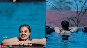 The leading ladies anusree and shamna kasim didn't have much to do. What Did Anusree Do In The Swimming Pool With Her Friends When No One Was Around Anusree Answers It The Primetime
