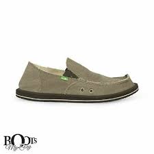 Sanuk Vagabond Brown Mens Sidewalk Shoes Size Us 9 Uk 8 Eu 42 New 710308490648 Ebay