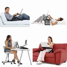Fits laptops up to 17 inches. Small Adjustable Portable Laptop Desk Stand With Cushion For Couch Bed Luckwowo