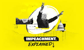 Перевод слова impeachment, американское и британское произношение, транскрипция, словосочетания on impeachment for high treason — по обвинению в государственной измене. The First Impeachment Of Donald Trump Explained