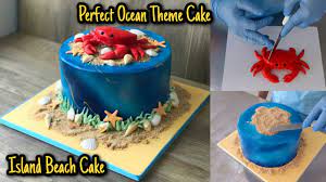 A full day at the beach is sure to work up an appetite among your guests — serve them your delicious beach party food with our beach dinnerware! Ocean Theme Cake Decorating Ideas For Beginners Easy Tutorial Youtube