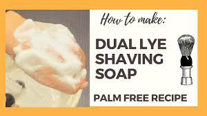 hot process dual lye shaving soap