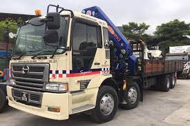 Cranes can be mounted to rigid trucks, tractor units and trailers. Truck Lorry Crane Rental In Malaysia Superior Machinery
