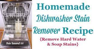 homemade dishwasher stain remover