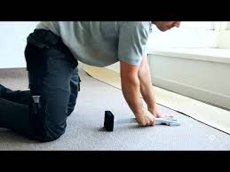 how to fit carpet without underlay