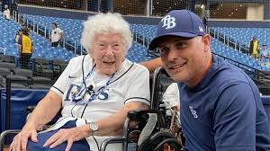 106 year old rays fan watches winner at