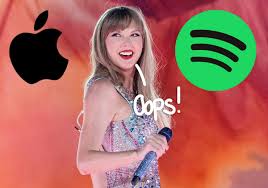 spotify crashed when taylor swift