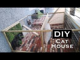 outdoor cat house enclosure