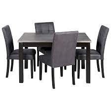 When choosing your dining room furniture, it is crucial to consider the size and shape of your dining room. Signature Design By Ashley Garvine 5 Piece Rectangle Dining Room Table Set Royal Furniture Dining 5 Piece Sets