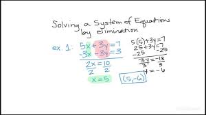 Solve A System Of Linear Equations