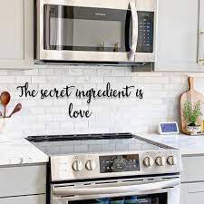 Kitchen Wall Art Metal Wall Letters For