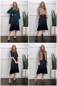Black Midi Dress Outfits 4 Cute Looks