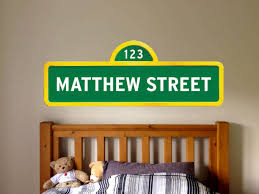 Personalised Sesame Street Sign Name