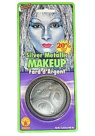 silver metallic makeup