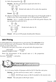 Ratio Proportion And Percent Pdf