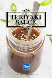 the best keto teriyaki sauce recipe