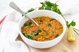 low calorie lentil soup vegan and