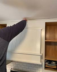 gap between cabinet and ceiling