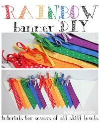 fabric banner diy and free pattern