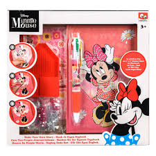 minnie mouse diary design set with
