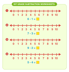 1st Grade Subtraction Worksheets