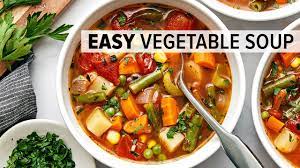 easy vegetable soup downshiftology