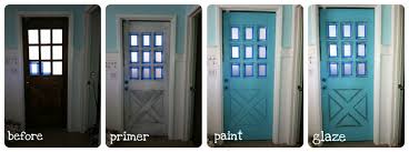 Turquoise Farmhouse Door