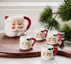 Santa Claus Espresso Shot Glasses Set