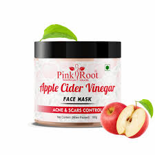 pink root apple cider vinegar face mask