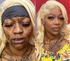 lady looks totally unrecognizable after